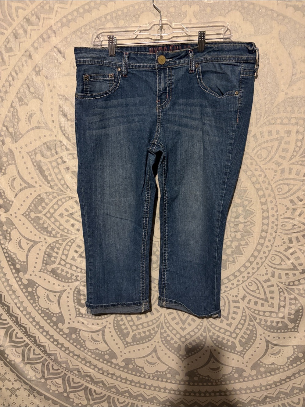 Hydraulic Y2K Flap Pocket Capri Jeans 15/16